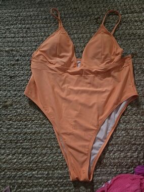 Cupshe Orange One-Piece Swimsuit